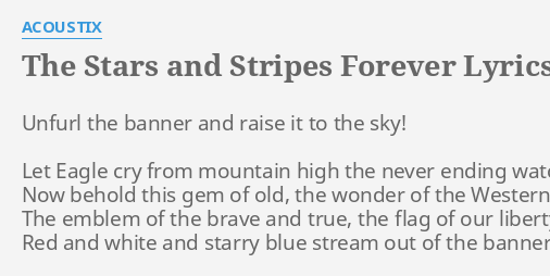 The Stars and Stripes Forever - With Lyrics 