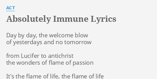 world star lyrics immune