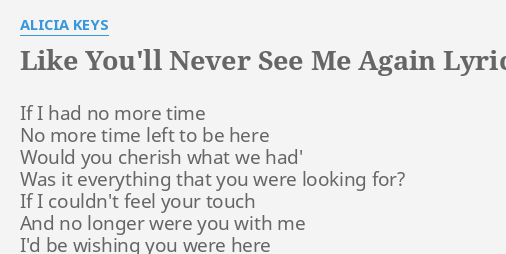 Touch again lyrics you i when will Jamie Scott