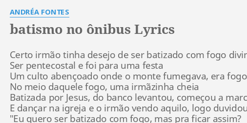 Fica Jesus - song and lyrics by Andrea Fontes