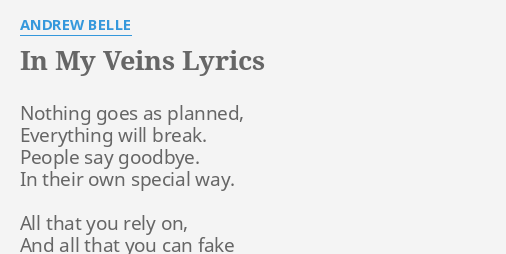 Andrew belle lyrics