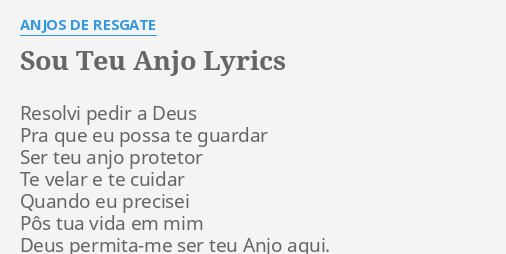 Estou Aqui - Anjos de Resgate 