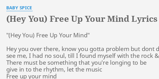 free up your mind lyrics