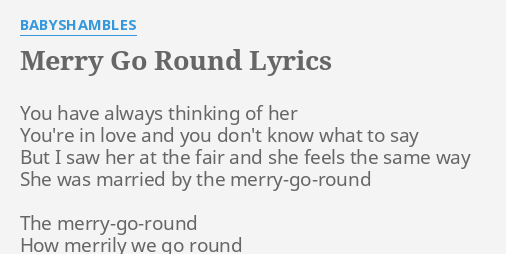 Merry Go Round Lyrics Fairy Tail