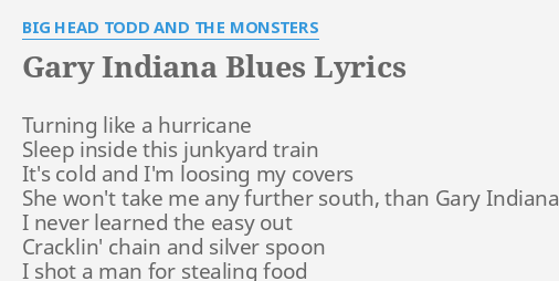 Lyrics to gary indiana