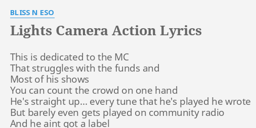 lights action camera lyrics