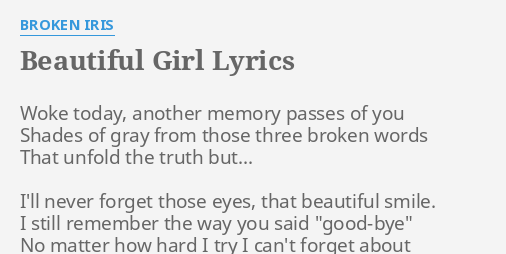 post malone beautiful girl lyrics