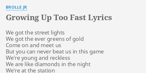 Komplex Growing Up Lyrics