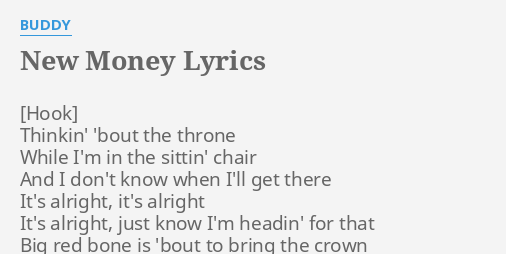 love is the new money lyrics