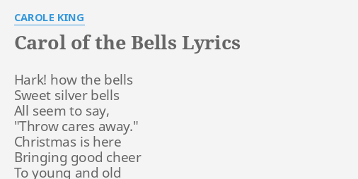 Bell текст. Carol of the Bells текст. Hark the Bells текст. Слова Carol of the Bells слова. Hark how the Bells Sweet Silver Bells Ноты для фортепиано.