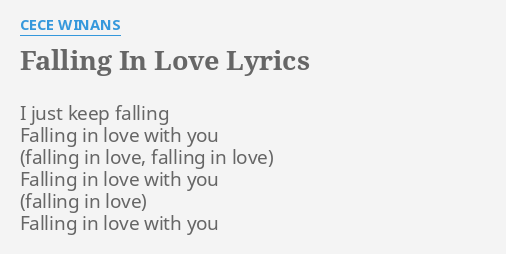 keep falling in and out of love lyrics