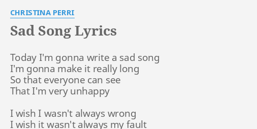 sad-song-lyrics-by-christina-perri-today-i-m-gonna-write