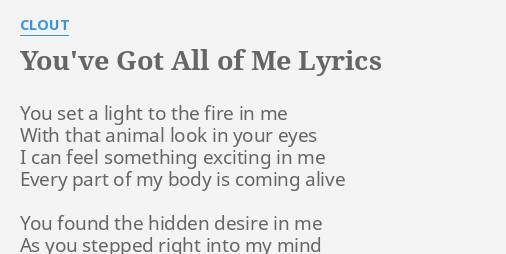 you still have all of me lyrics