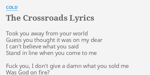 Lyrics to crossroads don mclean