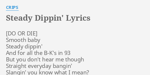 Respect My Crippin Lyrics