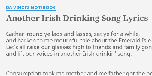 Another Irish Drinking Song 20
