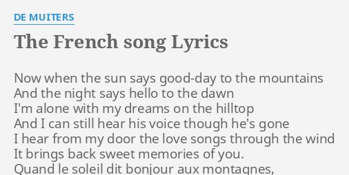 the-french-song-lyrics-by-de-muiters-now-when-the-sun