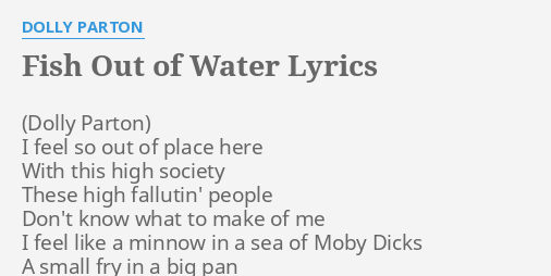 fish out of water song lyrics