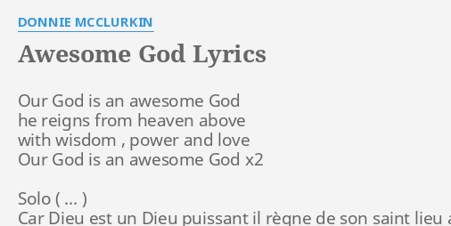 awesome-god-lyrics-by-donnie-mcclurkin-our-god-is-an