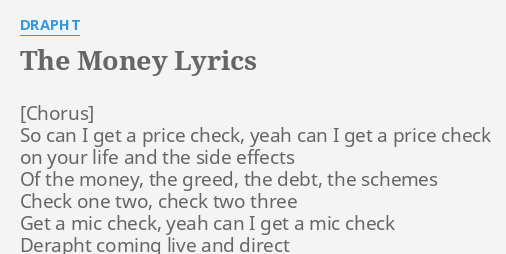 i get money lyrics