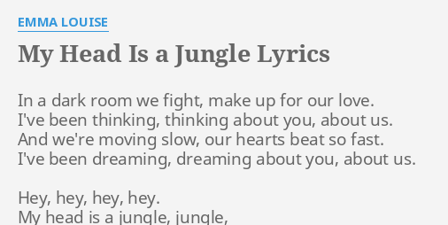 Emma Louise - Jungle (Lyrics) (slowed + reverb) My head is a