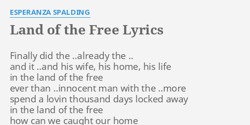 land of the free lyrics belize