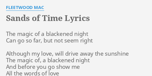 sands-of-time-lyrics-by-fleetwood-mac-the-magic-of-a