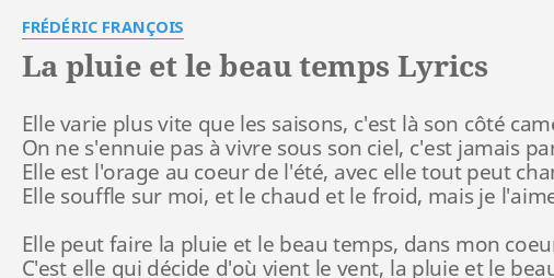 la-pluie-et-le-beau-temps-lyrics-by-fr-d-ric-fran-ois-elle-varie