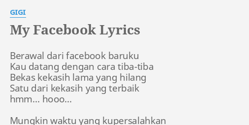 berawal dari facebook baruku