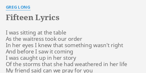 When I was a waitress, working the night shift… It made me feel like a god.  Sometimes it makes me feel like maybe I was better off.” - These lyrics hit  different