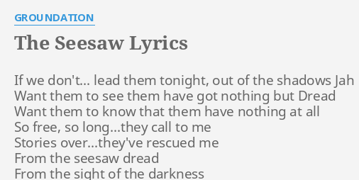 seesaw lyrics