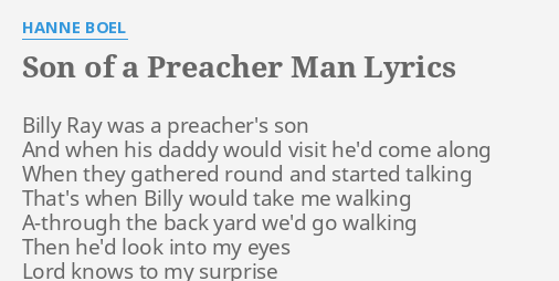 Son Of A Preacher Man 85