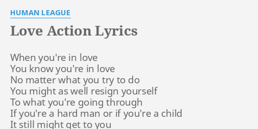 Love Action Lyrics