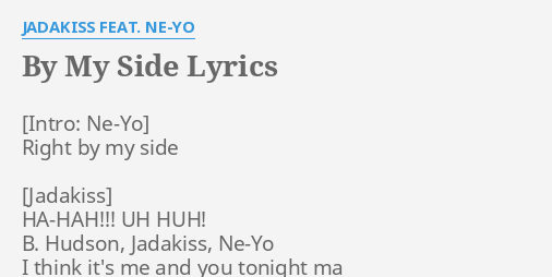 Jadakiss by your side lyrics