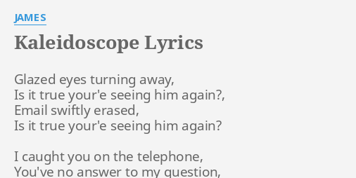 kaleidoscope world lyrics music