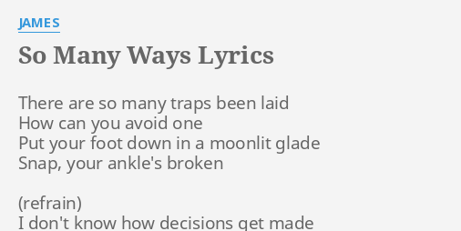 so-many-ways-lyrics-by-james-there-are-so-many