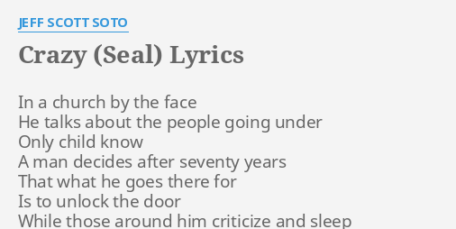 CRAZY (TRADUÇÃO) - Seal 