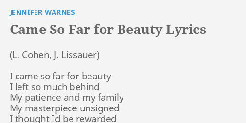 came-so-far-for-beauty-lyrics-by-jennifer-warnes-i-came-so-far