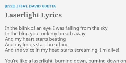 laserlight lyrics