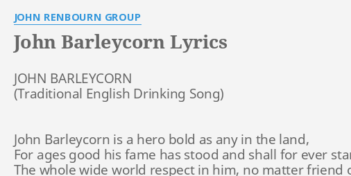 JOHN BARLEYCORN