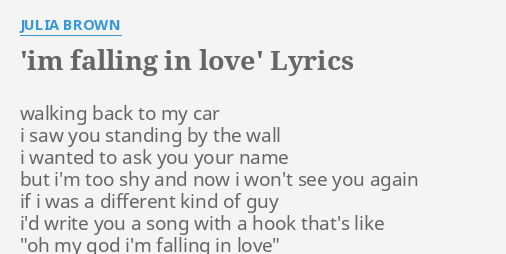 Im Falling Im Falling In Love With You Lyrics - birthday quotes