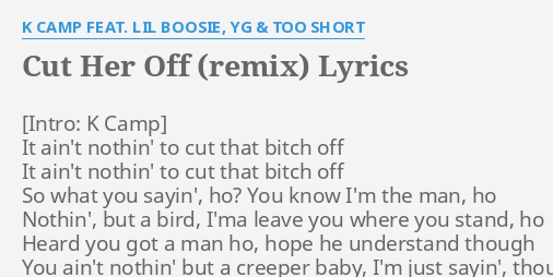 k camp cut her off lyrics