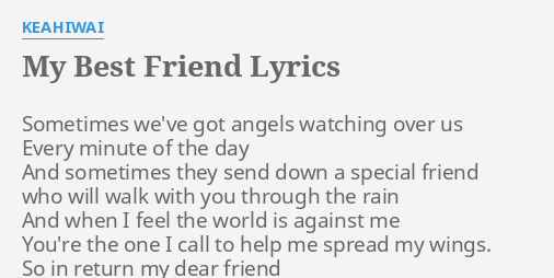 true friend lyrics