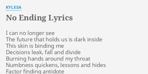 no-ending-lyrics-by-kylesa-i-can-no-longer