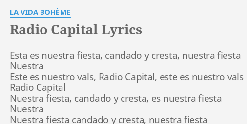 RADIO CAPITAL