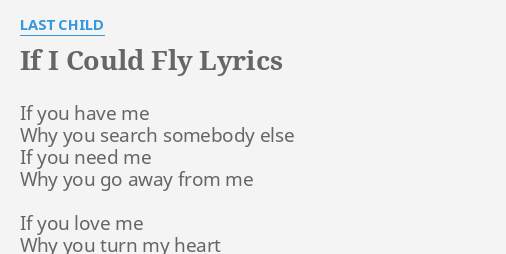 Fly lyrics