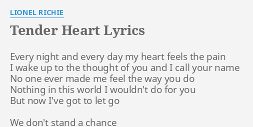 Piece Of My Heart Lionel Richie (TRADUÇÃO)ᴴᴰ (Lyrics Video) 