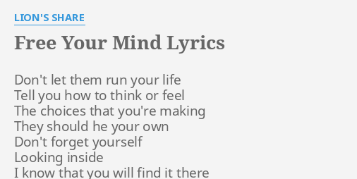 free mind song lyrics