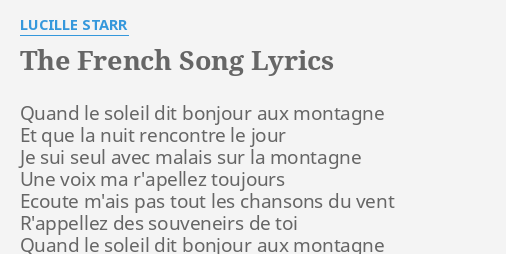 the-french-song-lyrics-by-lucille-starr-quand-le-soleil-dit