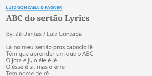 ABC - song and lyrics by Fagner